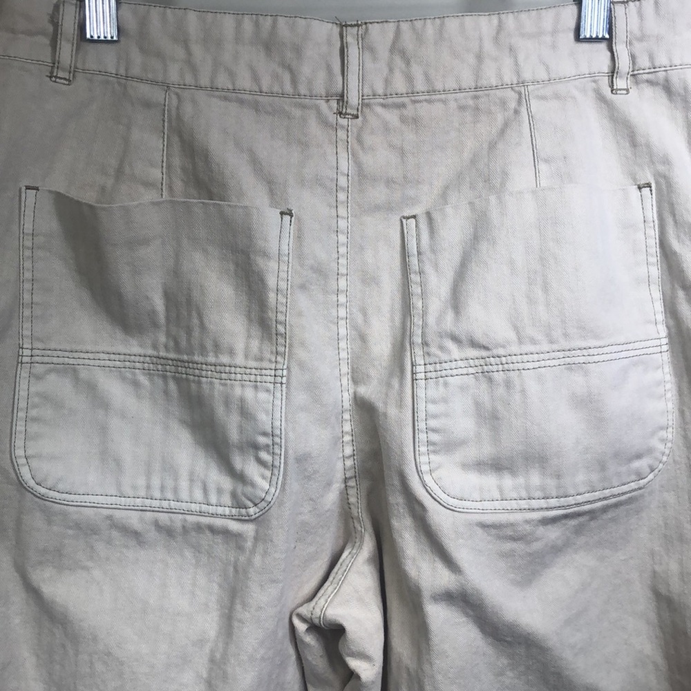Free People cropped wide leg high waisted utility pants! - Picture 6 of 9
